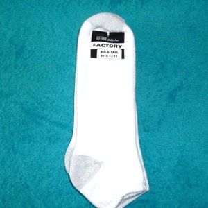 Men's Big & Tall XL Low Cut Socks  3  Pair Size 13 - 15 fit shoe sizes 12 - 15